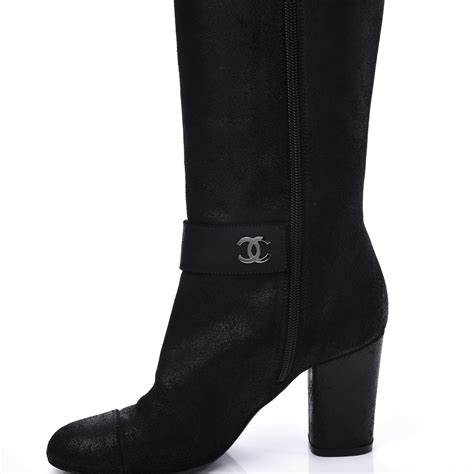 chanel knee high boots 2016|Chanel boots 2021 price.